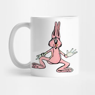pink rabbit Mug